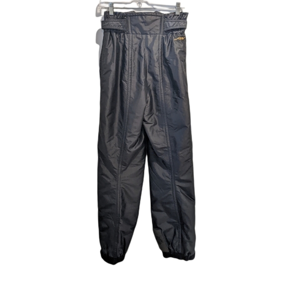 Vintage Descente women’s black snow pants sz 6 - Picture 4 of 13
